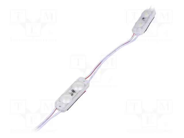 LED; white neutral; 4000K; 720mW; 85lm; IP67; 170°; No.of diodes: 2 POS MW-MLD-HE-2NW170