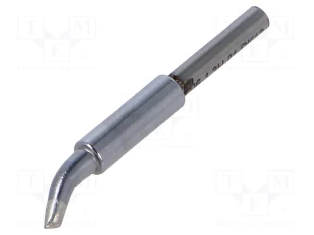 Tip; bent chisel; 1.49x0.5mm; for hot tweezers QUICK QUICK-TSS06-1.3H-0