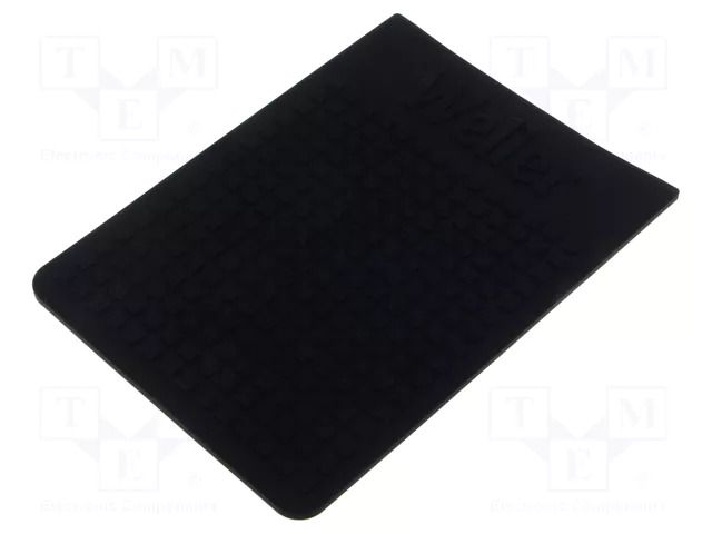 Spare part: mat; for soldering fume absorber; silicone; black WELLER WEL.FT91000045