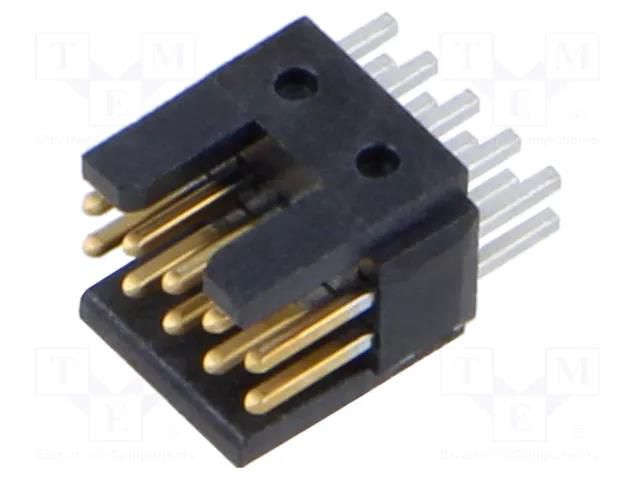 Connector: pin strips; socket; male; PIN: 10; straight; THT; 1.27mm SAMTEC FTSH-105-01-F-D-K