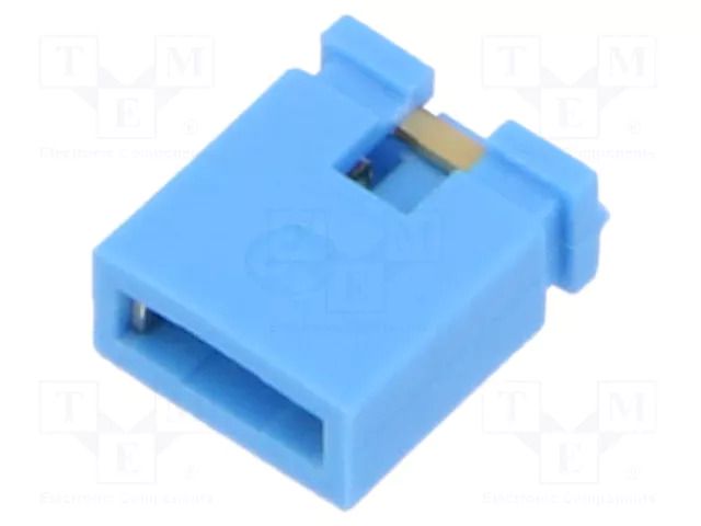 Connector: pin strips; jumper; female; 2.54mm; 1x2; black SAMTEC SNT-100-BK-G-H