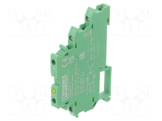 Module protecting; for DIN rail mounting; 0÷50°C; 6.2x80x56mm PHOENIX CONTACT DEK-OE-230AC/48DC