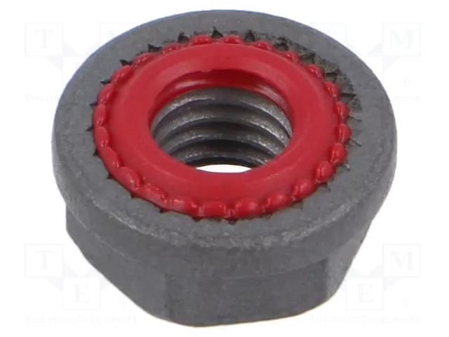 Nut; with flange,with seal; hexagonal; 1.5; steel; H: 9mm; 17mm BOSSARD B10/BN1226