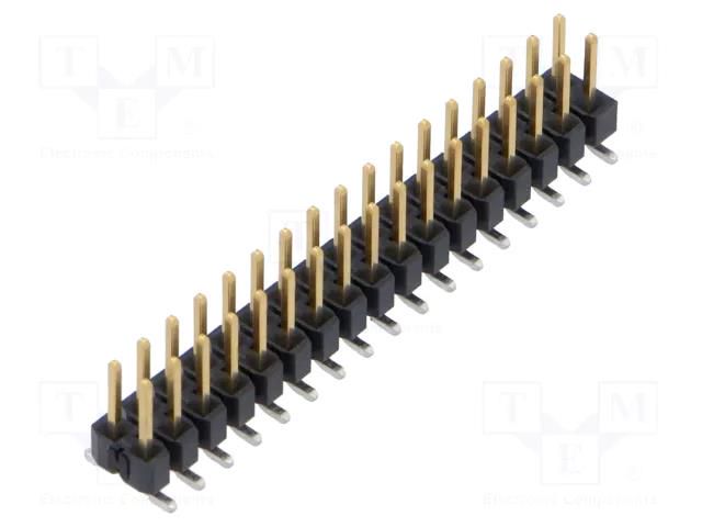 Connector: pin strips; pin header; male; PIN: 34; vertical; SMT SAMTEC TSM-117-01-L-DV-P