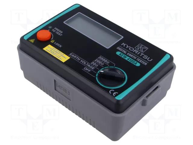 Meter: grounding resistance; LCD; 3,5 digit (1999); ±(1%+4digit) KYORITSU KEW4105A