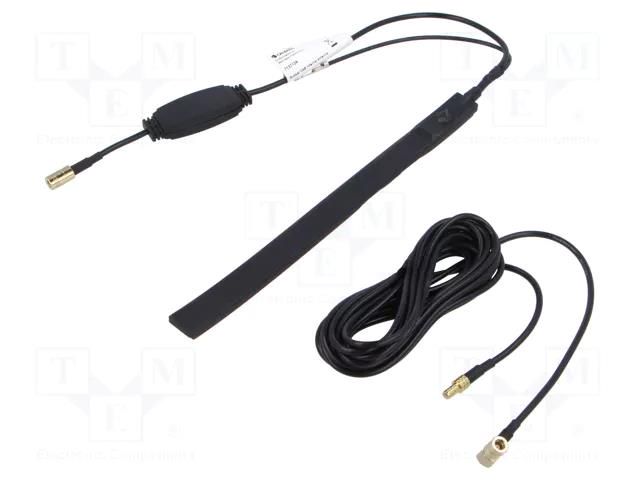 Antenna; automotive,inner; DAB; socket MTA 15-7137134