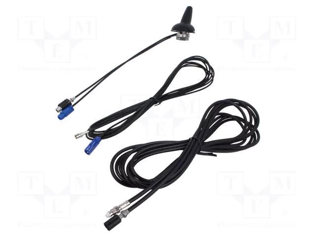 Antenna; external; GPS,GSM,UMTS; Fakra; plug; top MTA 15-7727001