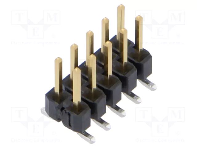 Connector: pin strips; pin header; male; PIN: 10; vertical; SMT SAMTEC TSM-105-01-F-DV-P