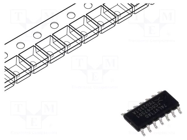 IC: digital; hex,inverter,Schmitt trigger; NOT; Ch: 6; IN: 1; TTL NEXPERIA 74LVT14D.118
