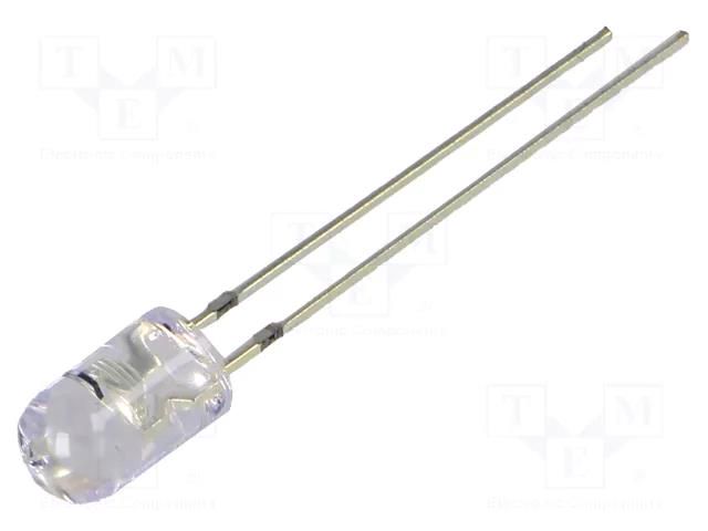 CRLED; blue; 5mm; 6500mcd; 30°; Front: convex; 5.5÷20VDC; -30÷85°C OPTOSUPPLY OSB5SA5E31BCRLED14