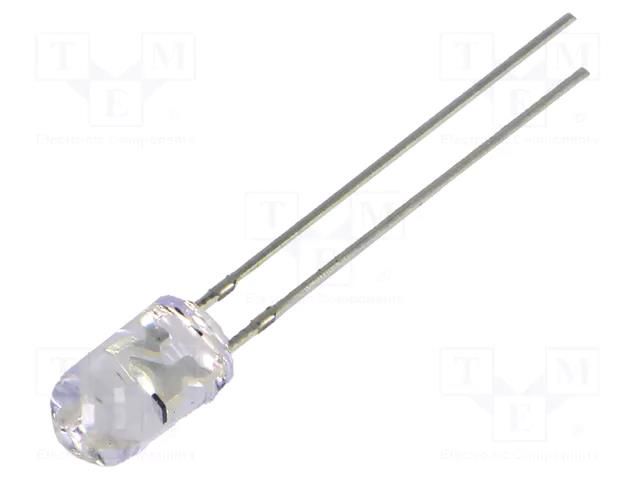 CRLED; green; 5mm; 12000mcd; 30°; Front: convex; 5.5÷20VDC; -30÷85°C OPTOSUPPLY OSG5DA5E31BCRLED14