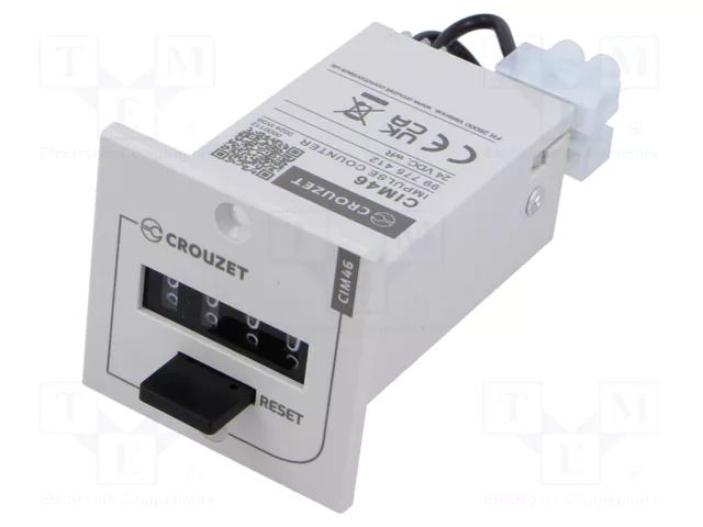 Counter: electromechanical; mechanical indicator; pulses; 99999 CROUZET CROUZET-99775412