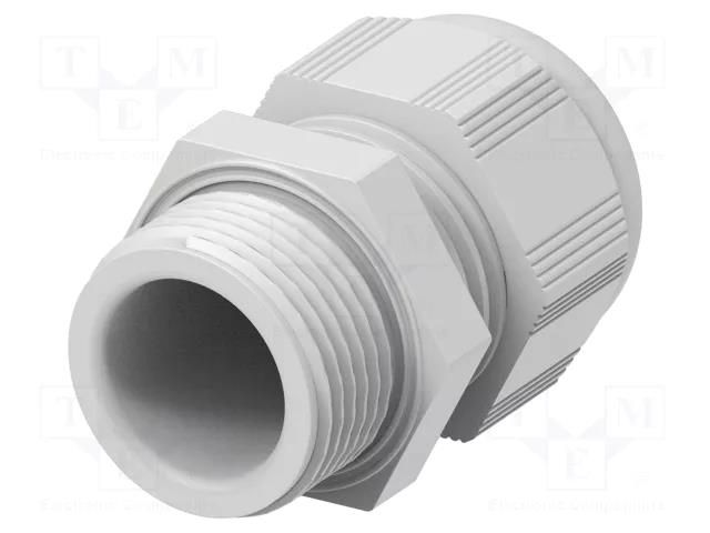 Cable gland; without nut; PG48; IP68; polyamide; light grey TE Connectivity 1SNG601235R0000