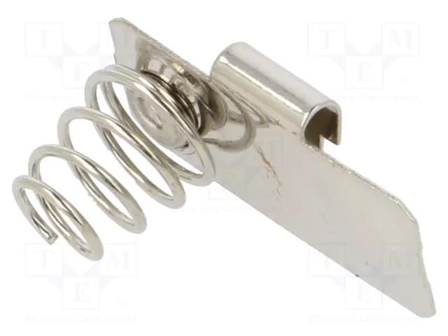 Spring contact; AAA,R03; Batt.no: 2; push-in KEYSTONE KEYS299