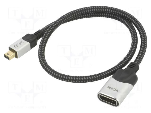 Cable; DisplayPort socket,mini DisplayPort plug; PVC; 0.5m VCOM CG685F-0.5