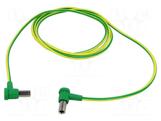 Connection cable; socket angled 6mm,both sides; non-insulated STÄUBLI POAG-EC-200/2