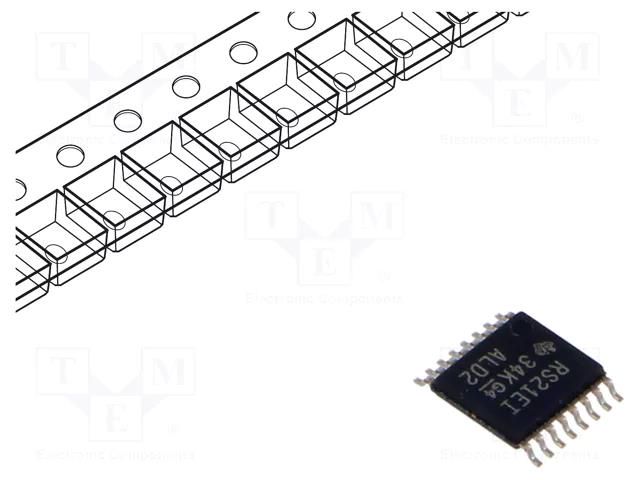 IC: interface; receiver,line driver; RS232; 1000kbps; TSSOP16 TEXAS INSTRUMENTS TRSF3221EIPWR