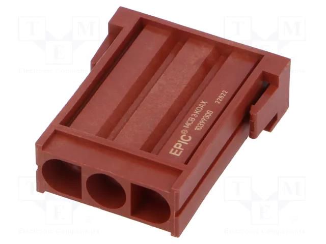 Connector: HDC; module; female; EPIC® MC; PIN: 3; soldering LAPP 10399300