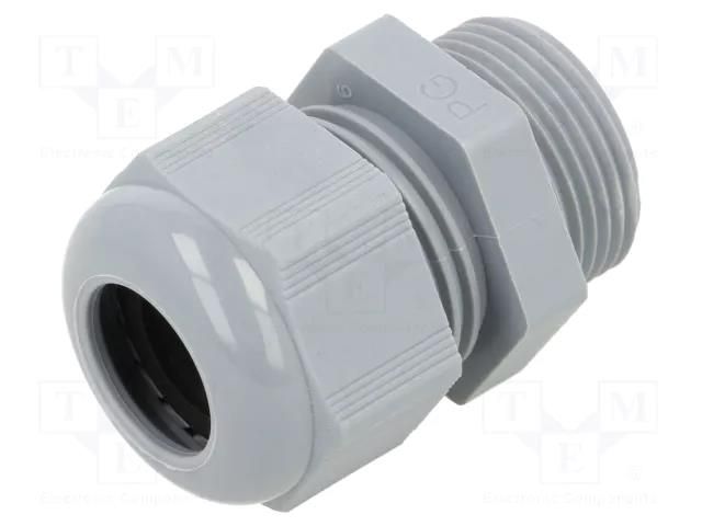 Cable gland; without nut; PG42; IP68; polyamide; grey; Entrelec TE Connectivity 1SNG601233R0000