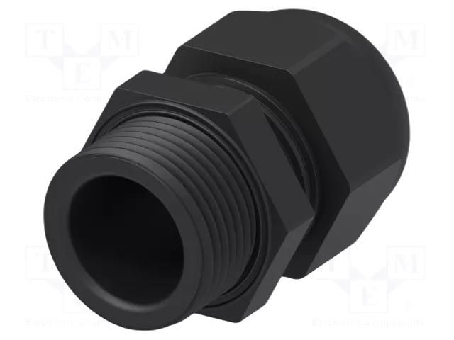 Cable gland; without nut; PG42; IP68; polyamide; black; Entrelec TE Connectivity 1SNG601231R0000