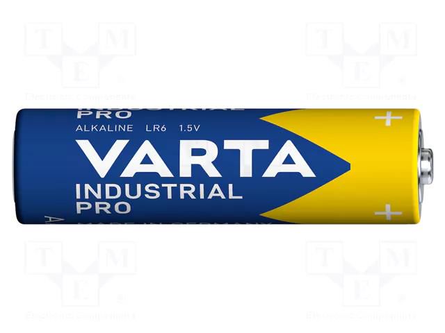 Battery: alkaline; AA; 1.5V; non-rechargeable; Industrial PRO VARTA MICROBATTERY BAT-LR6/V