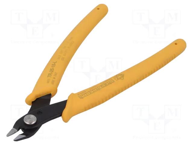 Pliers; cutting,miniature,curved; 160mm; with small chamfer PIERGIACOMI PG-TR2515L