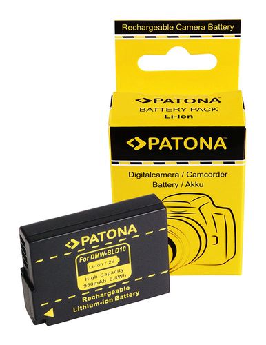 PATONA Battery for Panasonic BLD10 BLD10E DMC-GF2 GF2, PATONA 1142 4260284325404