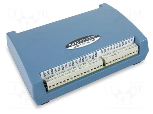 Module: data acquisition; Resolution: 16bit; I/O: 8; Analog in: 16 DIGILENT 6069-410-170