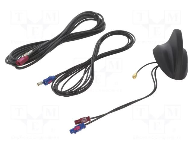 Antenna; external; GNSS,GPS,GSM,UMTS,WiFi; Fakra; plug; top MTA 15-7727090