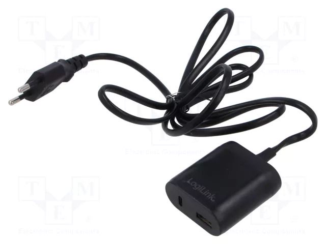Power supply: switching; mains,plug-in; 5VDC; 2.4A; 12W; black LOGILINK PA0256
