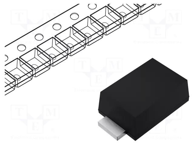 Diode: TVS; 5.5÷9.5V; bidirectional; SOD523F; reel,tape; ESD DIOTEC SEMICONDUCTOR ESDB5V0WT-DIO