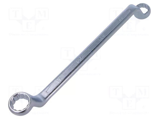 Wrench; box,bent; 16mm,17mm; Overall len: 246mm; steel; tag IRIMO SA.15-1617-1