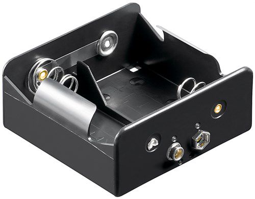 2x D (Mono) Battery Holder - Push on 11452