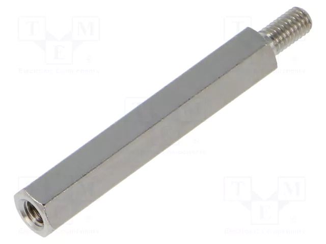 Spacer sleeve; 30mm; Int.thread: M3; Ext.thread: M3; hexagonal HARWIN R30-3003002