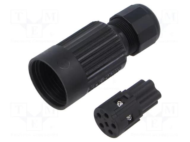 Connector: AC supply; screw terminal; female; TEEPLUG®; 10A; 500V TECHNO THB.384.B5A