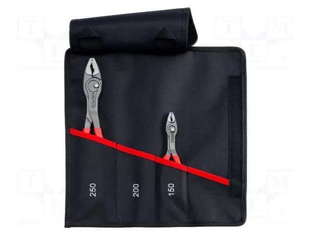 Kit: pliers; Features: handles with plastic grips; TwinGrip KNIPEX KNP.001961V02