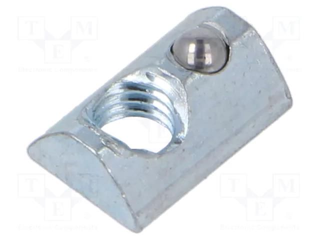 Nut; for profiles; Width of the groove: 8mm; steel; zinc; T-slot FATH FA-096205