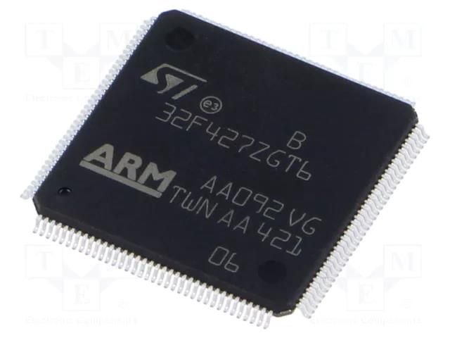 IC: STM32 ARM microcontroller; 180MHz; LQFP144; 1.8÷3.6VDC STMicroelectronics STM32F427ZGT6