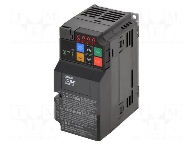 Vector inverter; Max motor power: 0.7/1.1kW; Usup: 200÷240VAC OMRON 3G3M1-AB007
