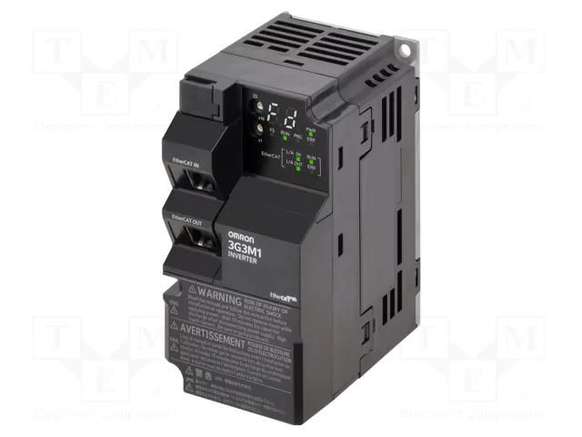 Vector inverter; Max motor power: 0.7/1.1kW; Usup: 200÷240VAC OMRON 3G3M1-AB007-ECT