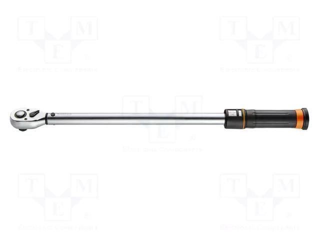 Wrench; torque; 720mm; 60÷350Nm; Mounting: 1/2" square NEO TOOLS NEO-08-826