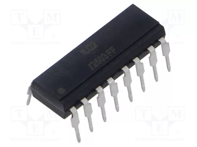 Optocoupler; THT; Ch: 1; OUT: transistor; Uinsul: 5.3kV; DIP16 ISOCOM ILQ2-ISO