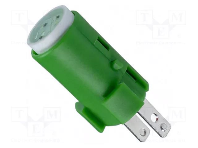 Illuminating unit; 16mm; A16; Illumin: LED; IP40; 5VAC; green; 5VDC OMRON A16-5DSG