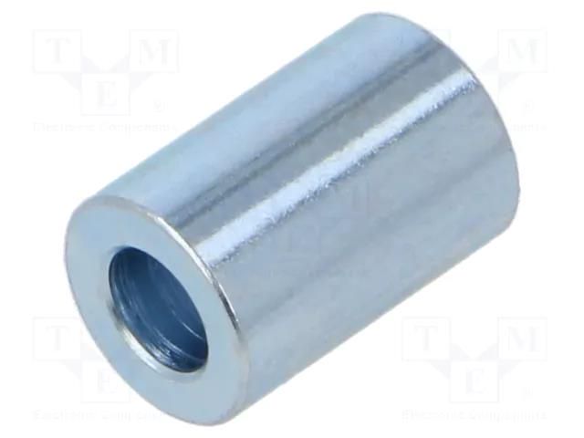 Spacer sleeve; 12mm; cylindrical; steel; zinc; Out.diam: 8mm DREMEC DR328/4.3X12
