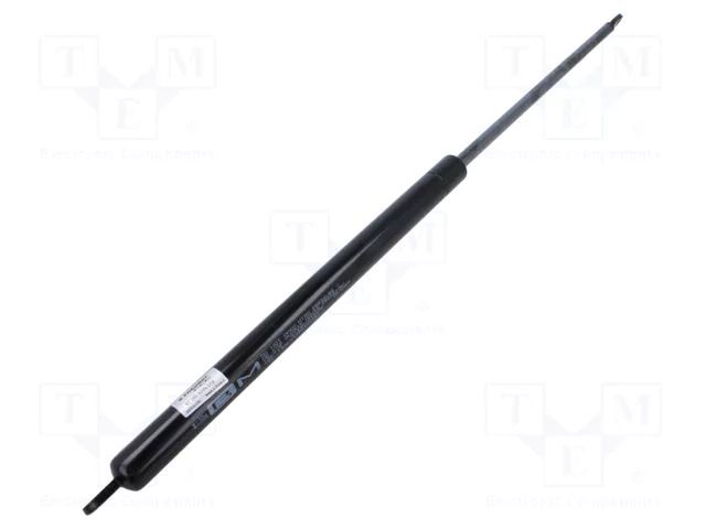 Gas spring; mounting holes; L: 585mm; Øout: 21mm; Piston diam: 10mm PNEUMAT ST-250-800N-D10