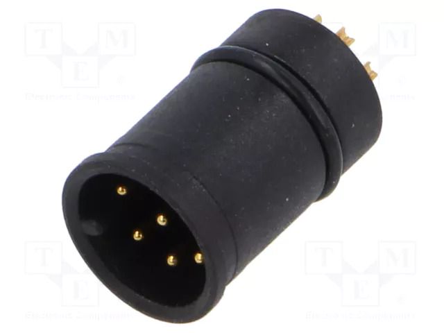Connector: M12; contact insert; male; 2A; 30V; PIN: 8; IP67 LUTRONIC 1239-08-T0CB