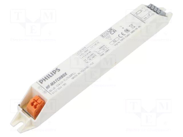 Electronic ballast; 230÷240VAC; HF; terminal block; 187x22x22mm PHILIPS 913700418066