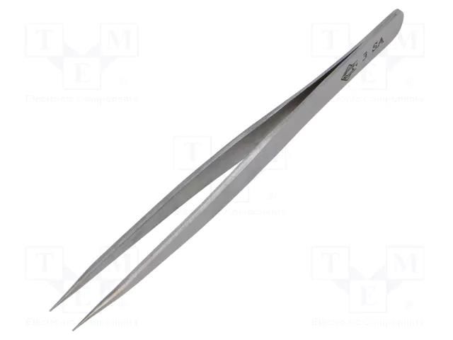 Tweezers; 120mm; for precision works; Blade tip shape: sharp PIERGIACOMI PG-3-SA