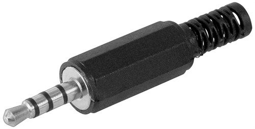 Plug - 3.5 mm - stereo - 3.5 mm jack plug (4 pin, stereo) 11578