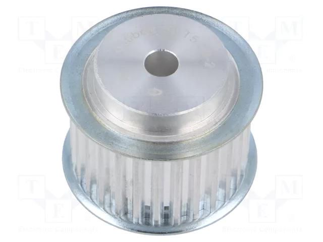 Belt pulley; T5; W: 25mm; whell width: 36mm; Ø: 43.75mm; aluminium OPTIBELT 36-T5-28-200ZA